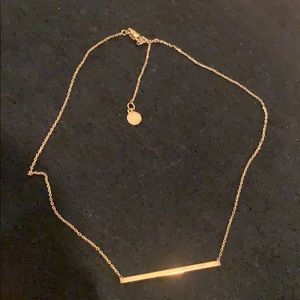 Michael Kors gold necklace bar